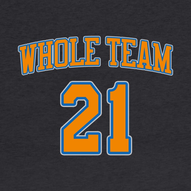 WHOLETEAM Shirsey by The Knicks Wall